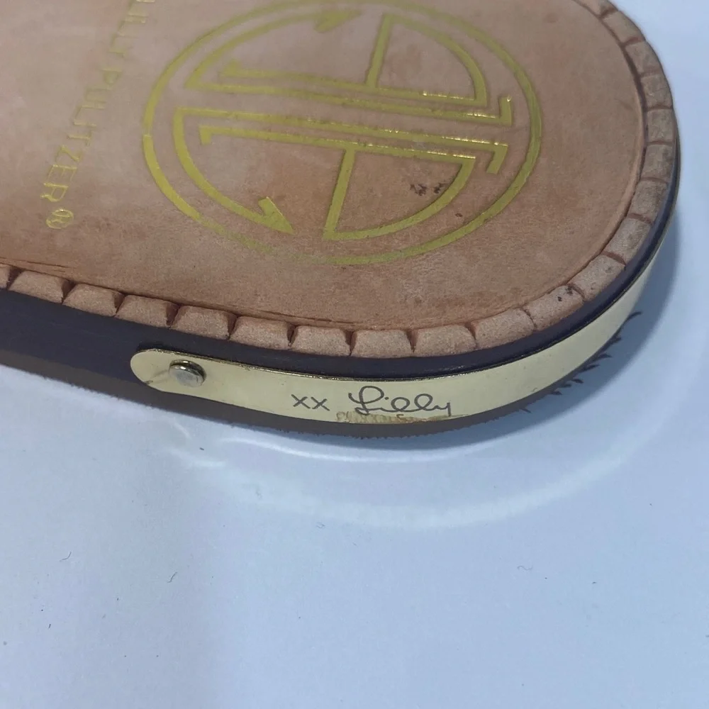 Lilly Pulitzer White Sandals with Pink Floral Accent - Picture 7 of 8